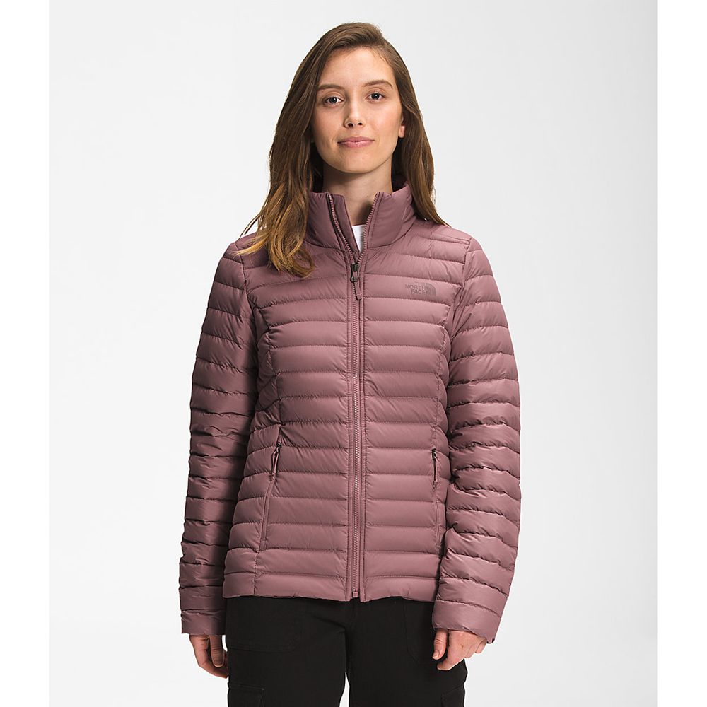 The North Face Winter Jacket Womens Australia - The North Face Stretch Light Purple Packable/Stowabl